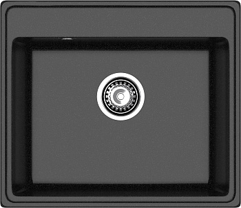 GRANFEST Мойка композит VERTEX, GF-V-580, чаша 580*500, черный GRANFEST Мойка композит VERTEX, GF-V-580, чаша 580*500, черный