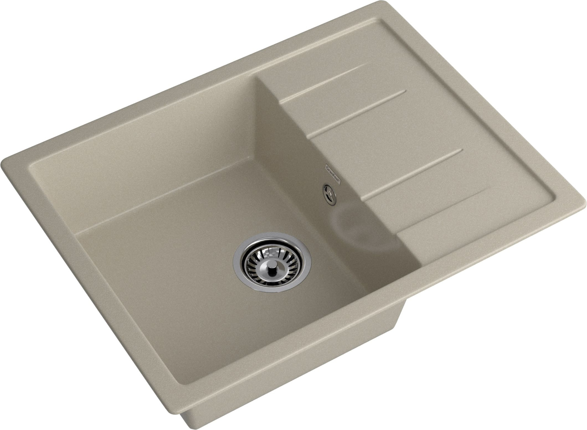 GRANFEST Мойка композит QUADRO GF-Q--650L чаша с крылом  650*500мм  топаз  арт.GF- GRANFEST Мойка композит QUADRO GF-Q--650L чаша с крылом  650*500мм  топаз  арт.GF-