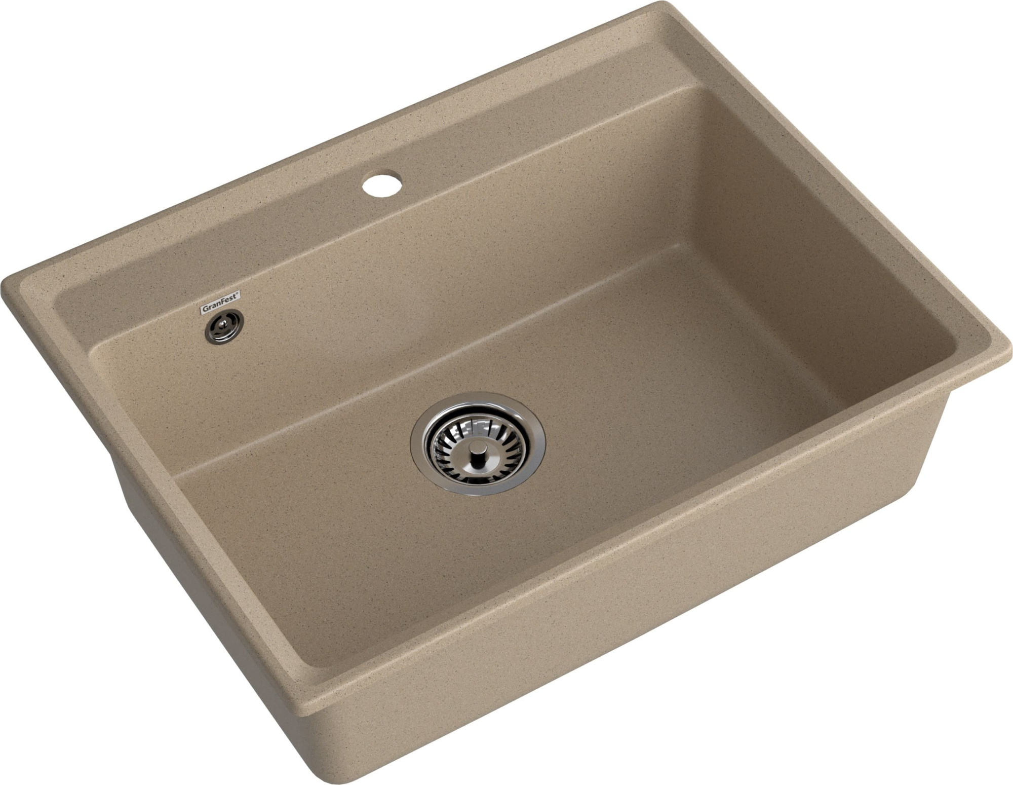 GRANFEST Мойка композит LEVEL, GF-LV-660 , чаша 660*500, песочный GRANFEST Мойка композит LEVEL, GF-LV-660 , чаша 660*500, песочный