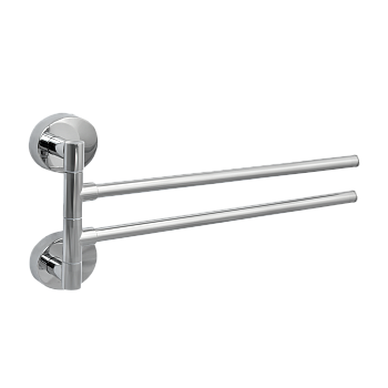Полотенцедержатель раздвижной двойной "Solinne", 16222, хром, Коллекция Modern