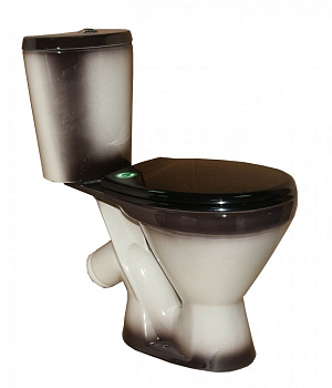 ЭЛЕГАНТ Унитаз-компакт косой вып., нижн. подвод, с арм. и сид. "Уклад", крепл, черный. ROSA ЭЛЕГАНТ Унитаз-компакт косой вып., нижн. подвод, с арм. и сид. "Уклад", крепл, черный. ROSA