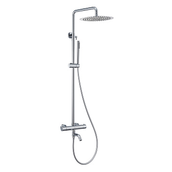 Душевая стойка KALISTO 3R с термостатом, хром, BERGES