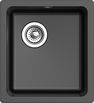 RIVELATO Мойка BERKANA 35 подст.монтаж 1-чаш 415*455 nero арт. RIVELATO Мойка BERKANA 35 подст.монтаж 1-чаш 415*455 nero арт.