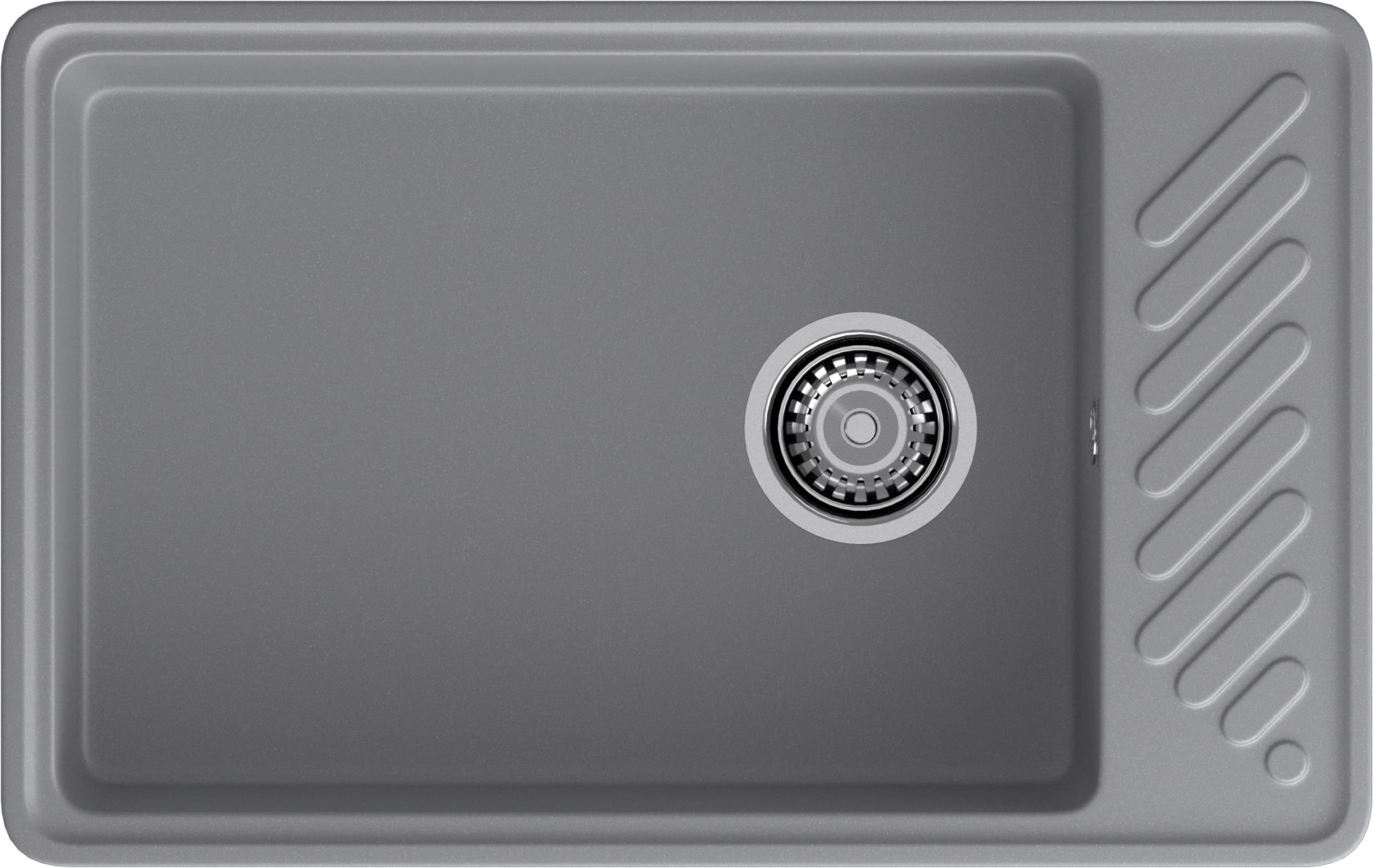 GranFest QUARZ (GF-ZL51) Мойка для кухни 760*480мм (темно-серый) GranFest QUARZ (GF-ZL51) Мойка для кухни 760*480мм (темно-серый)