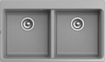 RIVELATO Мойка AXEL 90-2D  2-чаши 870*520мм grigio metallizzato арт. RIVELATO Мойка AXEL 90-2D  2-чаши 870*520мм grigio metallizzato арт.