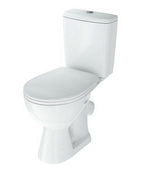 УЮТ  Унитаз-компакт, косой выпуск, 2-х реж.арм-ра Инкоэр, сид.п/п Уклад, белый ROSA УЮТ  Унитаз-компакт, косой выпуск, 2-х реж.арм-ра Инкоэр, сид.п/п Уклад, белый ROSA