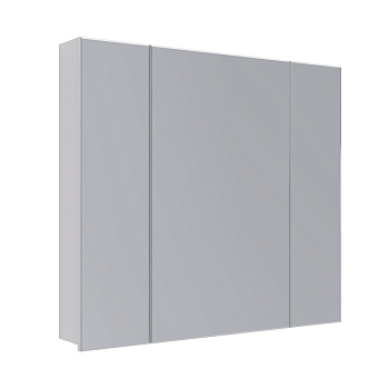 Шкаф зеркальный Lemark UNIVERSAL 90х80 см 3-х дверный, цвет корпуса: Белый глянец Шкаф зеркальный Lemark UNIVERSAL 90х80 см 3-х дверный, цвет корпуса: Белый глянец