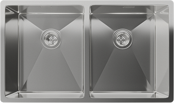 Rivelato Rinox 7444 U2 Мойка нерж.сталь 2 чаши 740*440*200 мм арт.7444 U2 Rivelato Rinox 7444 U2 Мойка нерж.сталь 2 чаши 740*440*200 мм арт.7444 U2