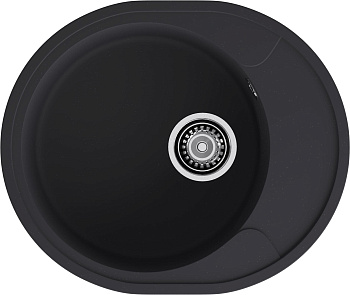 GRANFEST Мойка URBAN 857L  1-чаша+крыло 570*480мм черный арт.GF-UR- GRANFEST Мойка URBAN 857L  1-чаша+крыло 570*480мм черный арт.GF-UR-