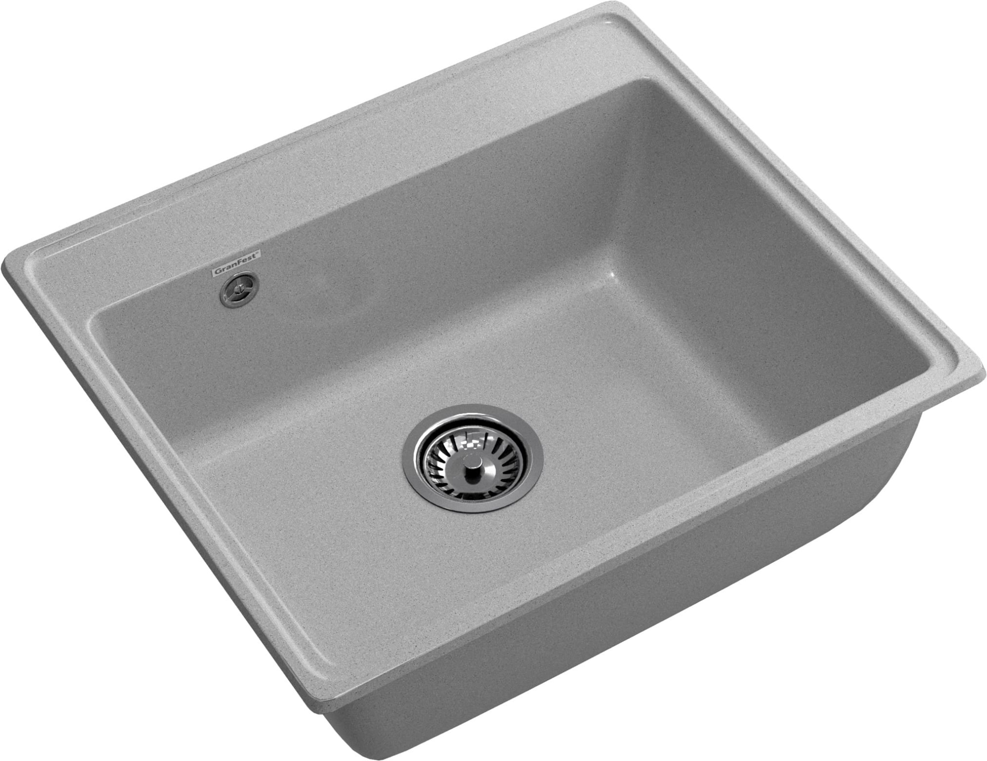 GRANFEST Мойка композит VERTEX, GF-V-580, чаша 580*500, серый GRANFEST Мойка композит VERTEX, GF-V-580, чаша 580*500, серый