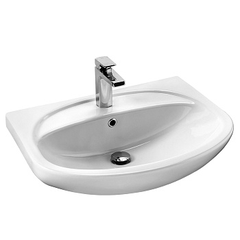 Раковина SANTEK Стелла 60 мебельная белый (WH112450) Раковина SANTEK Стелла 60 мебельная белый (WH112450)