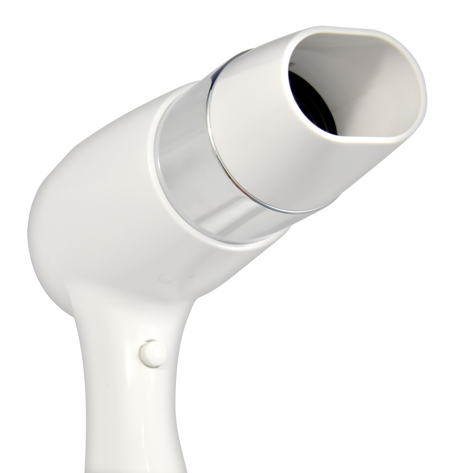 Фен для волос настенный PUFF-1600В белый, с розеткой, 1,6 кВт (0405.009)