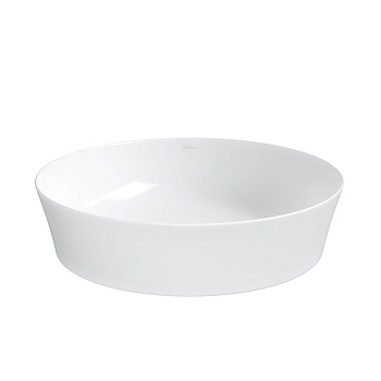 Накладная раковина для ванной комнаты Wellsee Cromulent 318001000: круглая раковина, ширина умывальн