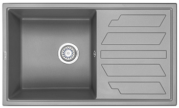 Кухонная мойка GRANULA (8601, АЛЮМИНИУМ) Кухонная мойка GRANULA (8601, АЛЮМИНИУМ)