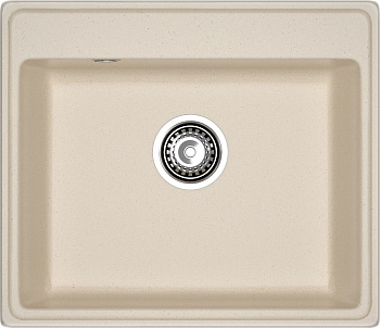 GRANFEST Мойка композит VERTEX, GF-V-580, чаша 580*500, кашемир GRANFEST Мойка композит VERTEX, GF-V-580, чаша 580*500, кашемир