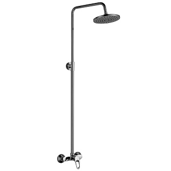 B35 Смеситель для душа, без излива с верх.лейкой 'Троп.дождь', р/ОД, хром, ROS, B35-44