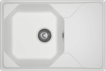 GRANFEST Мойка композит UNIQUE, GF-U-740L, чаш+кр 740*500, иней GRANFEST Мойка композит UNIQUE, GF-U-740L, чаш+кр 740*500, иней