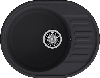 GranFest QUARZ (ECO-58) Мойка чаша+кр 620*480 (черный) GranFest QUARZ (ECO-58) Мойка чаша+кр 620*480 (черный)