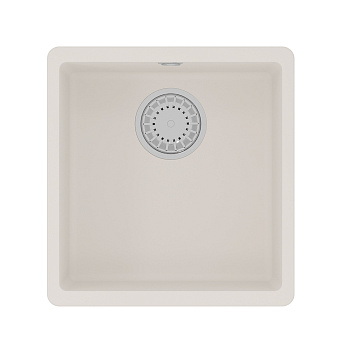 Кухонная мойка Lemark SINARA 400-U подстольного монтажа из кварцгранита, Жасмин  Кухонная мойка Lemark SINARA 400-U подстольного монтажа из кварцгранита, Жасмин