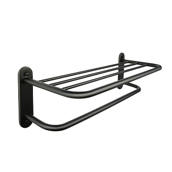 Полка для полотенец черная 66 см (FIXSEN HOTEL (FX-31015В) Полка для полотенец черная 66 см (FIXSEN HOTEL (FX-31015В)