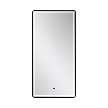 Зеркало с подсветкой EQUIL STOUNE 500х900 мм, черный (zkSTOUNE50-15)