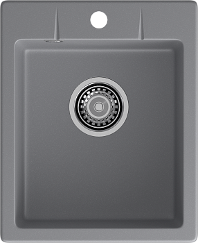 GRANFEST Мойка URBAN 240  1-чаша 400*490мм темно-серый арт.GF-UR- GRANFEST Мойка URBAN 240  1-чаша 400*490мм темно-серый арт.GF-UR-