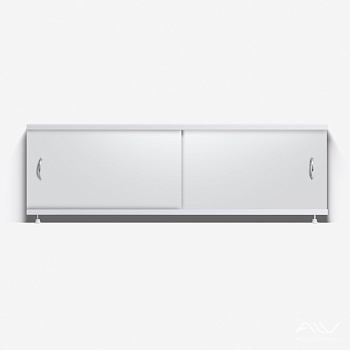 КЛАССИК Экран для ванны 150 см, полистирол, белый, ALAVANN