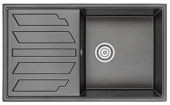 Кухонная мойка GRANULA (8601, ЧЕРНЫЙ) Кухонная мойка GRANULA (8601, ЧЕРНЫЙ)