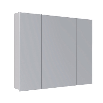 Шкаф зеркальный Lemark UNIVERSAL 100х80 см 3-х дверный, цвет корпуса: Белый глянец Шкаф зеркальный Lemark UNIVERSAL 100х80 см 3-х дверный, цвет корпуса: Белый глянец