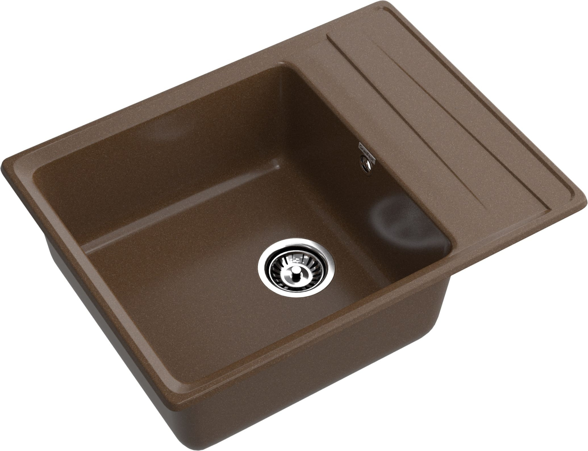 GRANFEST Мойка композит LEVEL, GF-LV-660L, чаша+крыло 660*500, терракот GRANFEST Мойка композит LEVEL, GF-LV-660L, чаша+крыло 660*500, терракот