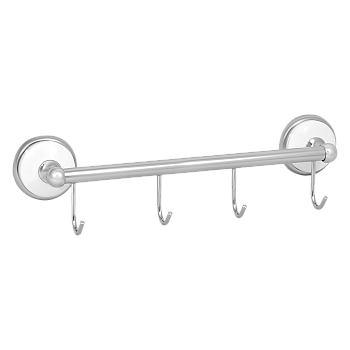 Кронштейн настенный, 4 крючка «Solinne», B-51108-4, хром, Коллекция Blanco