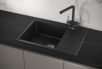 Кухонная мойка GRANULA (7003, ШВАРЦ) Кухонная мойка GRANULA (7003, ШВАРЦ)
