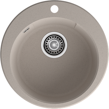 GRANFEST Мойка URBAN 649  1-чаша D-490мм песочный арт.GF-UR- GRANFEST Мойка URBAN 649  1-чаша D-490мм песочный арт.GF-UR-