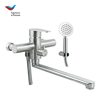 СТАЛЬ Смеситель для ванны универсальный,одноручный, СЛАВЕН,НЖ31