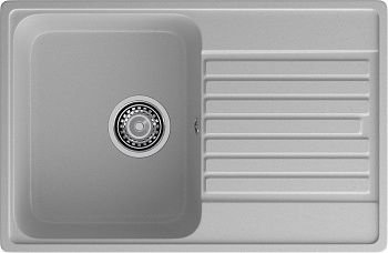 GranFest QUARZ (ECO-78) Мойка чаша+кр 740*480 (серый) GranFest QUARZ (ECO-78) Мойка чаша+кр 740*480 (серый)