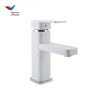 ЦВЕТ Смеситель для умывальника , одноручный, Н10 белый, СЛАВЕН,Н1Б, ПОД ЗАКАЗ 