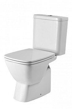 НЕО Унитаз-компакт, горизонт. выпуск, 2-х реж.арматура, сиденье тонкое дюропласт Soft-close, Clip-up НЕО Унитаз-компакт, горизонт. выпуск, 2-х реж.арматура, сиденье тонкое дюропласт Soft-close, Clip-up