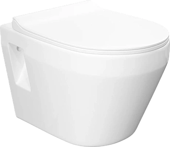 Унитаз подвесной КЕРАМИН БАРИ МЛ Slim Soft Close безободковый, сиденье  дюропласт с микролифтом CDB00022778 (4810531133575) Унитаз подвесной КЕРАМИН БАРИ МЛ Slim Soft Close безободковый, сиденье  дюропласт с микролифтом CDB00022778 (4810531133575)