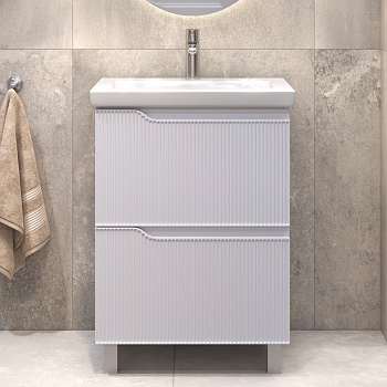 Тумба под раковину VIGO Neo 60 напольная белый (327) Тумба под раковину VIGO Neo 60 напольная белый (327)