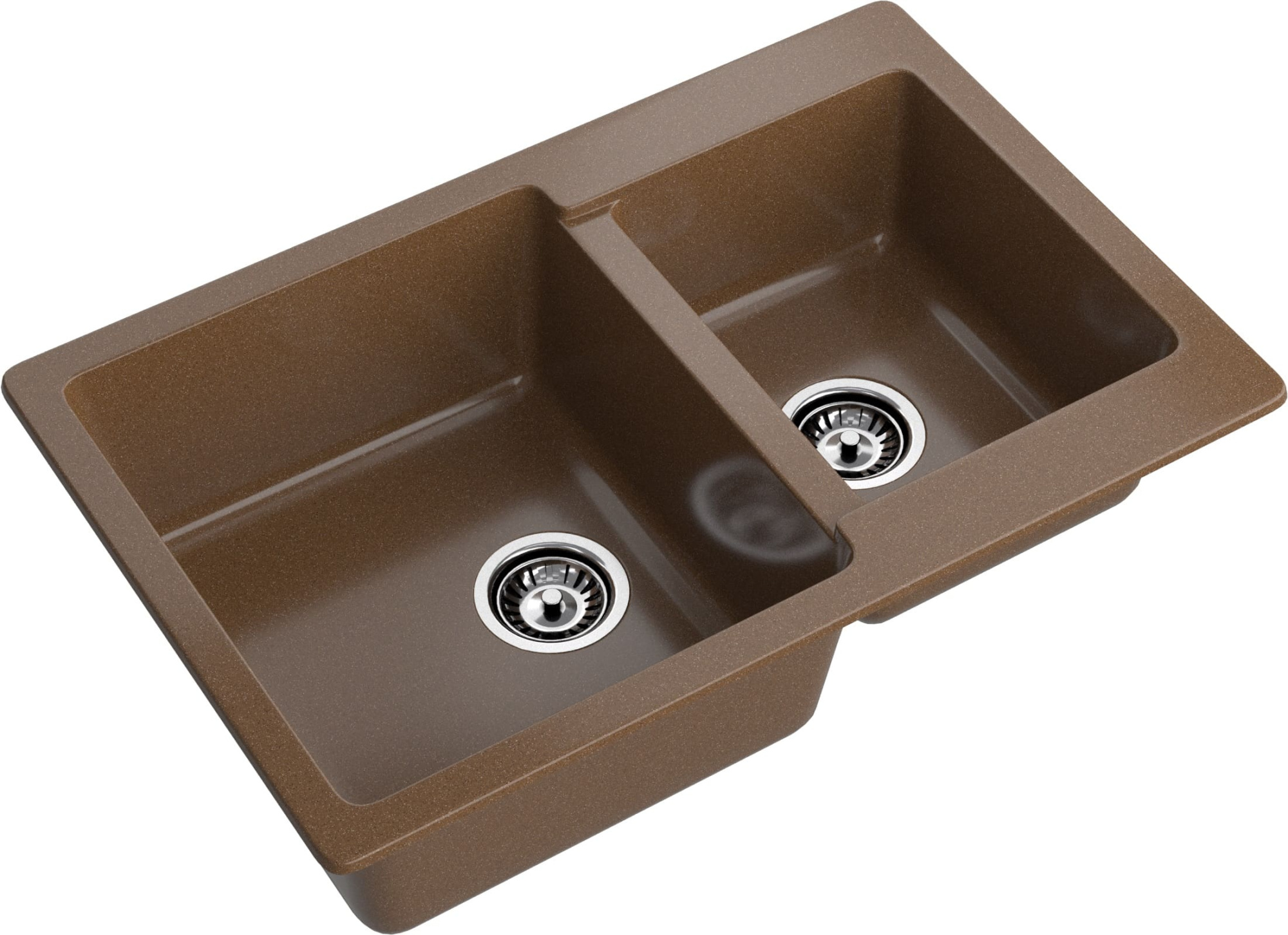 GRANFEST Мойка композит PRACTIK GF-P--780K  2 чаши 780*510 мм  терракот  арт.GF- GRANFEST Мойка композит PRACTIK GF-P--780K  2 чаши 780*510 мм  терракот  арт.GF-