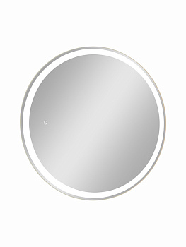 Зеркало-шкаф Torneo White LED d 600 с подсветкой