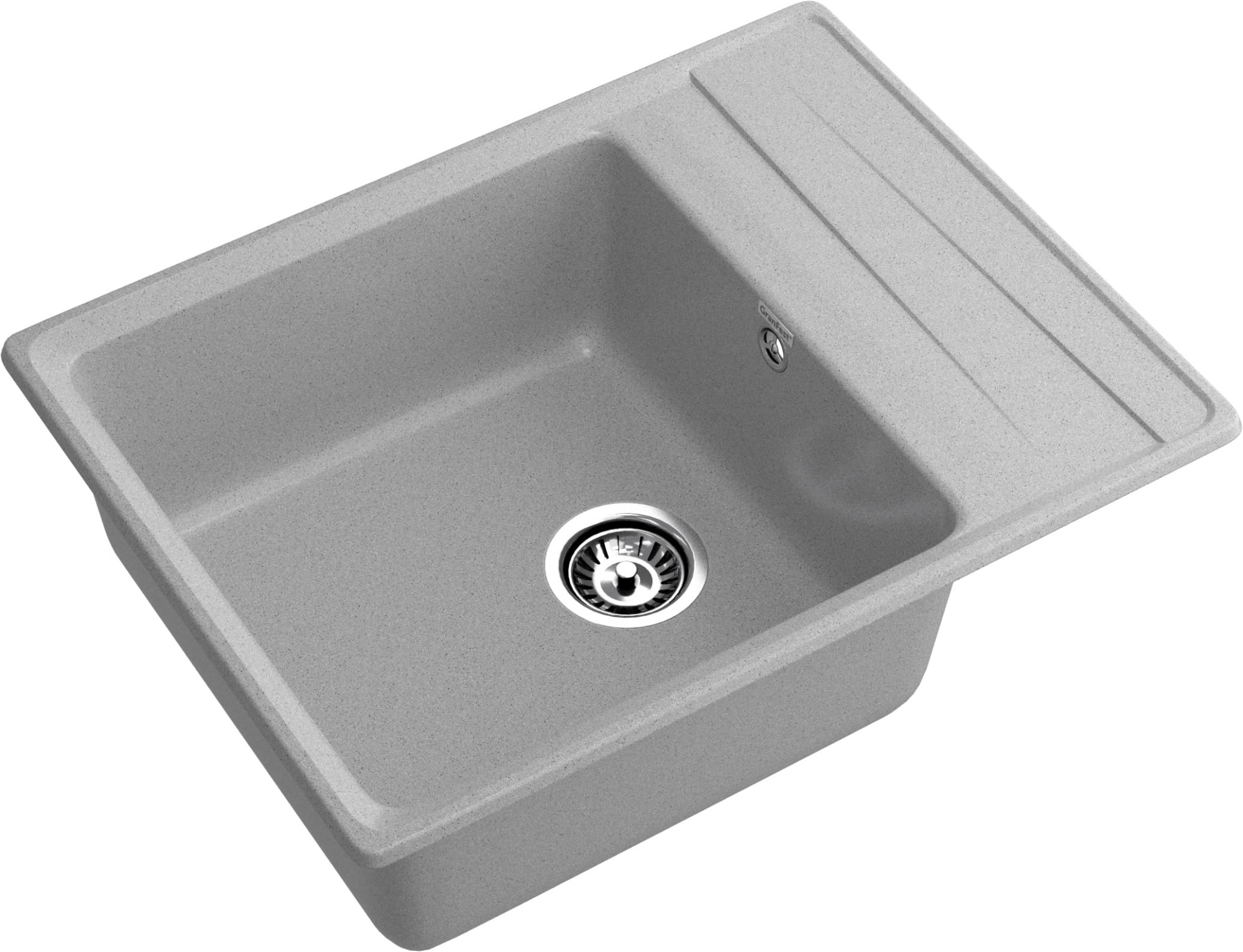 GRANFEST Мойка композит LEVEL, GF-LV-660L, чаш+кр 660*500, серый GRANFEST Мойка композит LEVEL, GF-LV-660L, чаш+кр 660*500, серый
