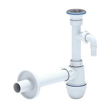 Сифон для раковины АНИ Пласт C1304 1 1/4 дюйма 40 с прямой трубой 40