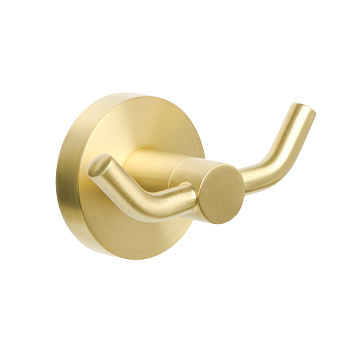 Крючок двойной золото-сатин FIXSEN Comfort Gold (FX-87005A) Крючок двойной золото-сатин FIXSEN Comfort Gold (FX-87005A)