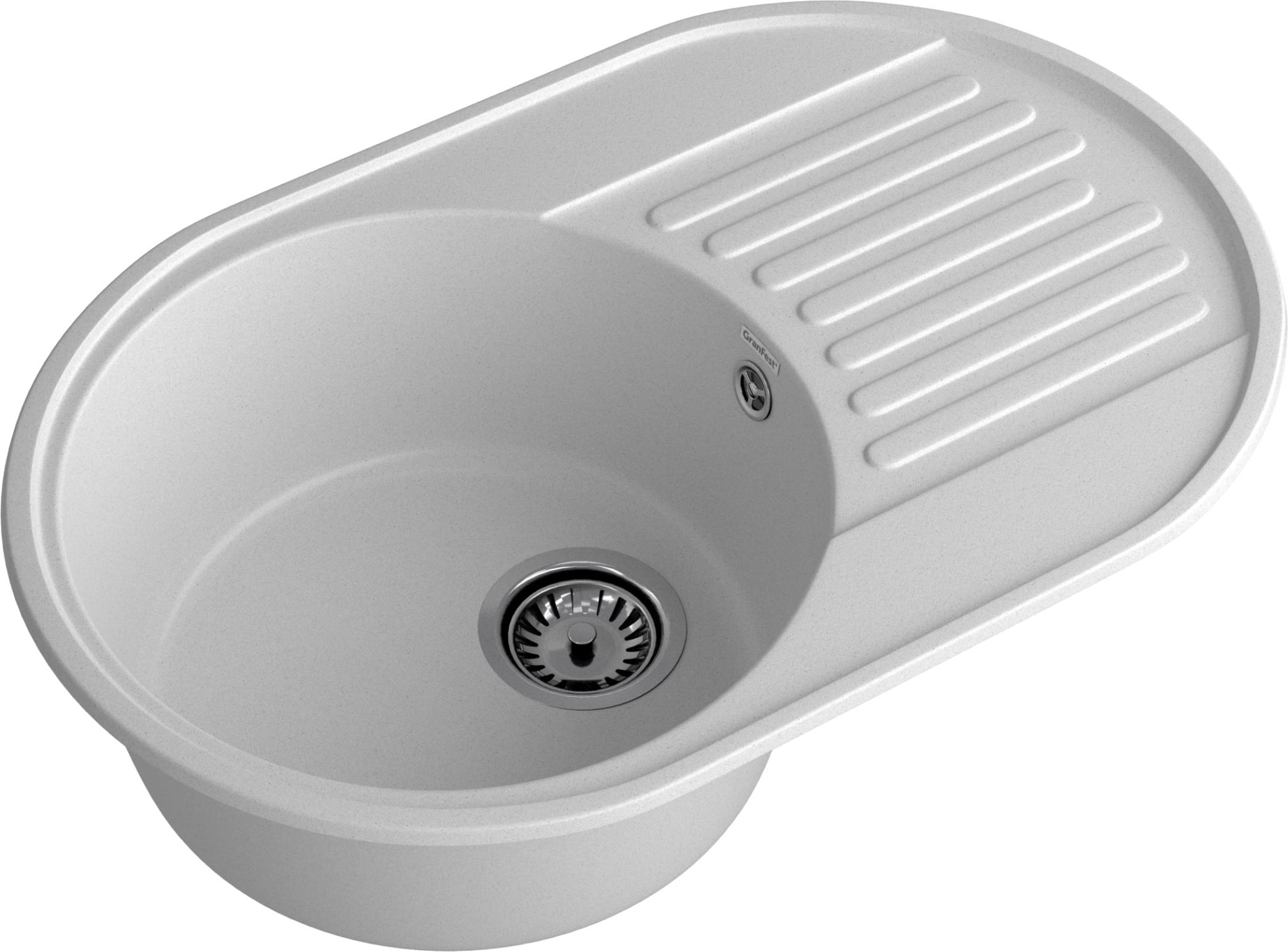 GranFest QUARZ (ECO-18) Мойка чаша+кр 740*480 (серый) GranFest QUARZ (ECO-18) Мойка чаша+кр 740*480 (серый)