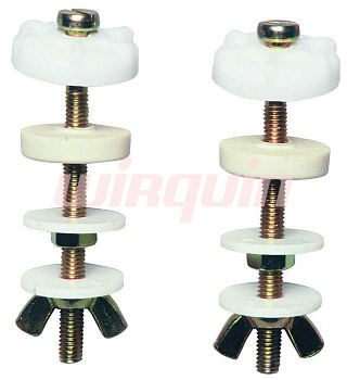 Набор крепежных болтов для унитаза,WIRQUIN