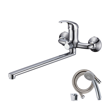 Смеситель для ванны с длинным изливом LISTOK, LIS01-320