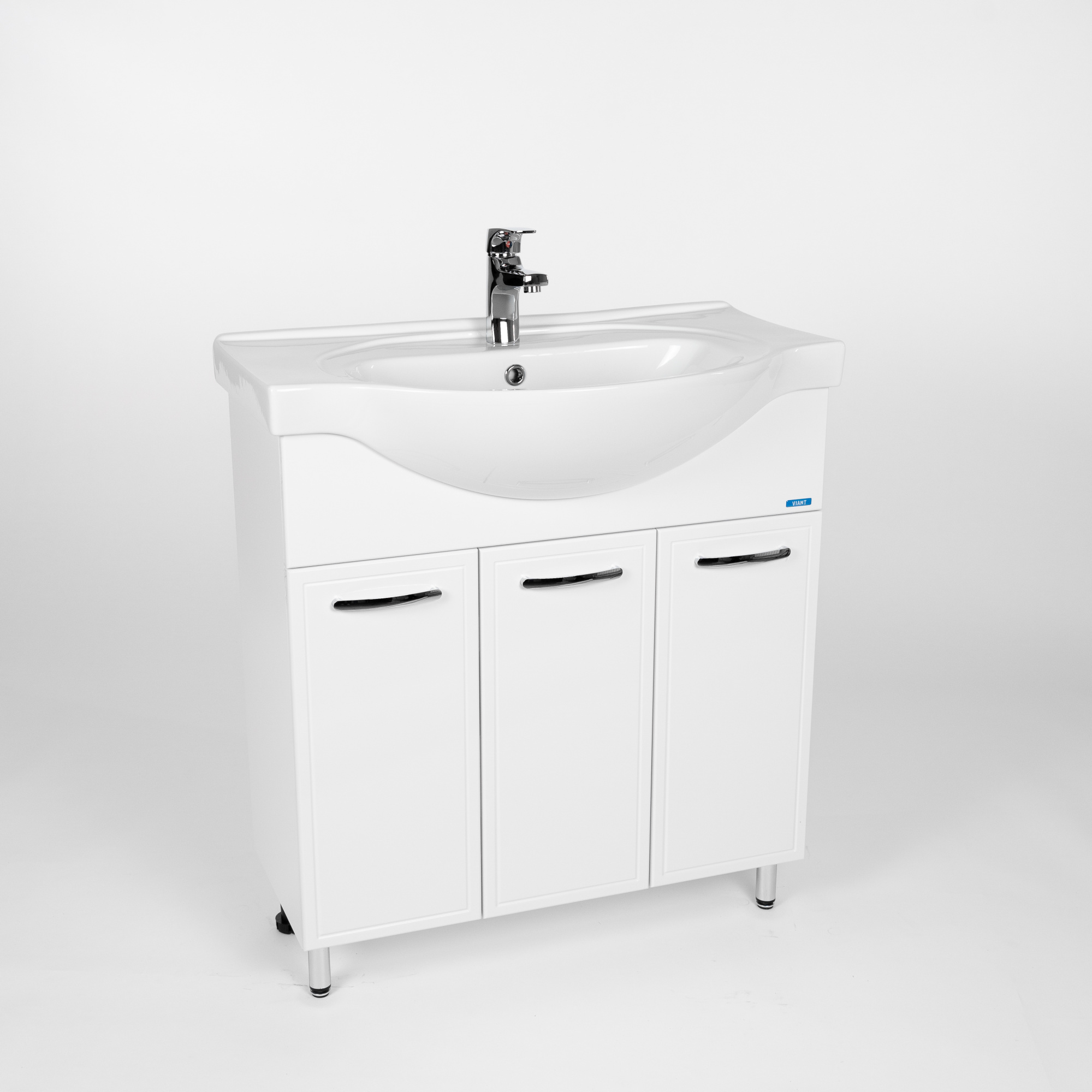 Тумба под раковину VIANT МИЛАН 80 напольная белый (VMIL80ER-T3ST) Тумба под раковину VIANT МИЛАН 80 напольная белый (VMIL80ER-T3ST)