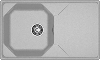 GRANFEST Мойка композит UNIQUE, GF-U-840L, чаш+кр 840*500, серый GRANFEST Мойка композит UNIQUE, GF-U-840L, чаш+кр 840*500, серый