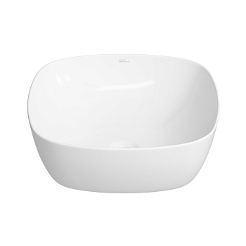 Накладная раковина для ванной комнаты Wellsee Ground Breaking 337701000: квадратная раковина, ширина